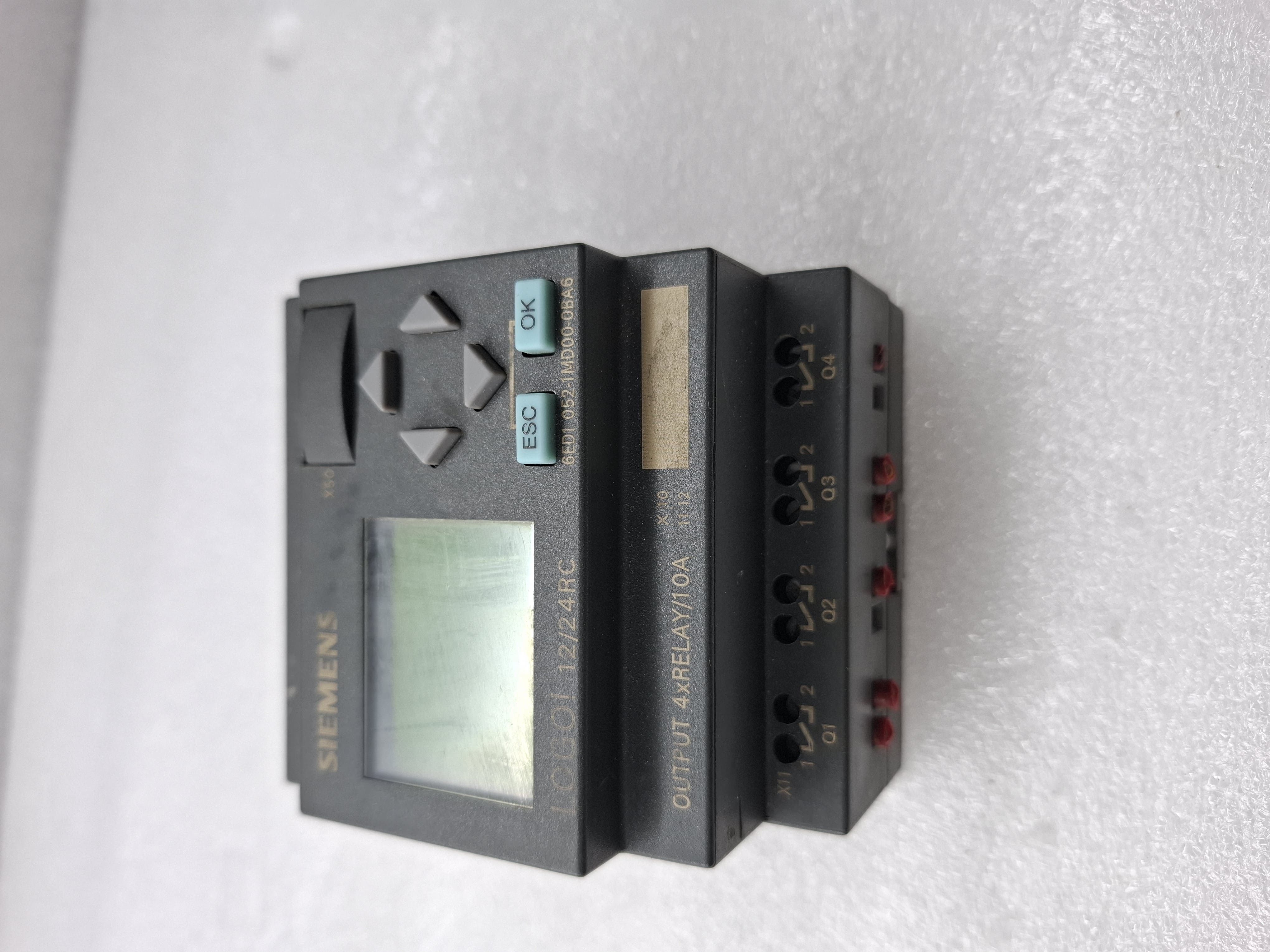 USED WORKING SIEMENS LOGO PLC 12/24RC 6ED1 052-1MD00-0BA6 24VDC