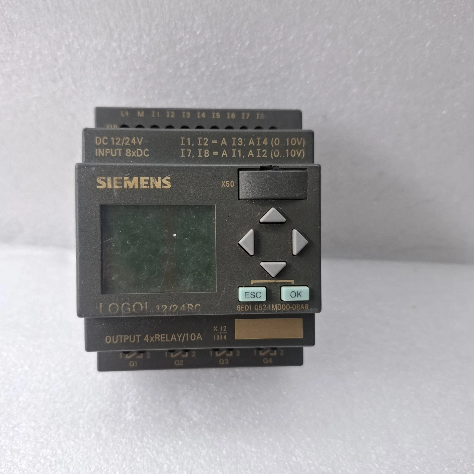 Siemens 6ED1052-1MD00-0BA6 Logo Plc Module 6ED1052-1MD00-0BA6 For Parts FREESHIP