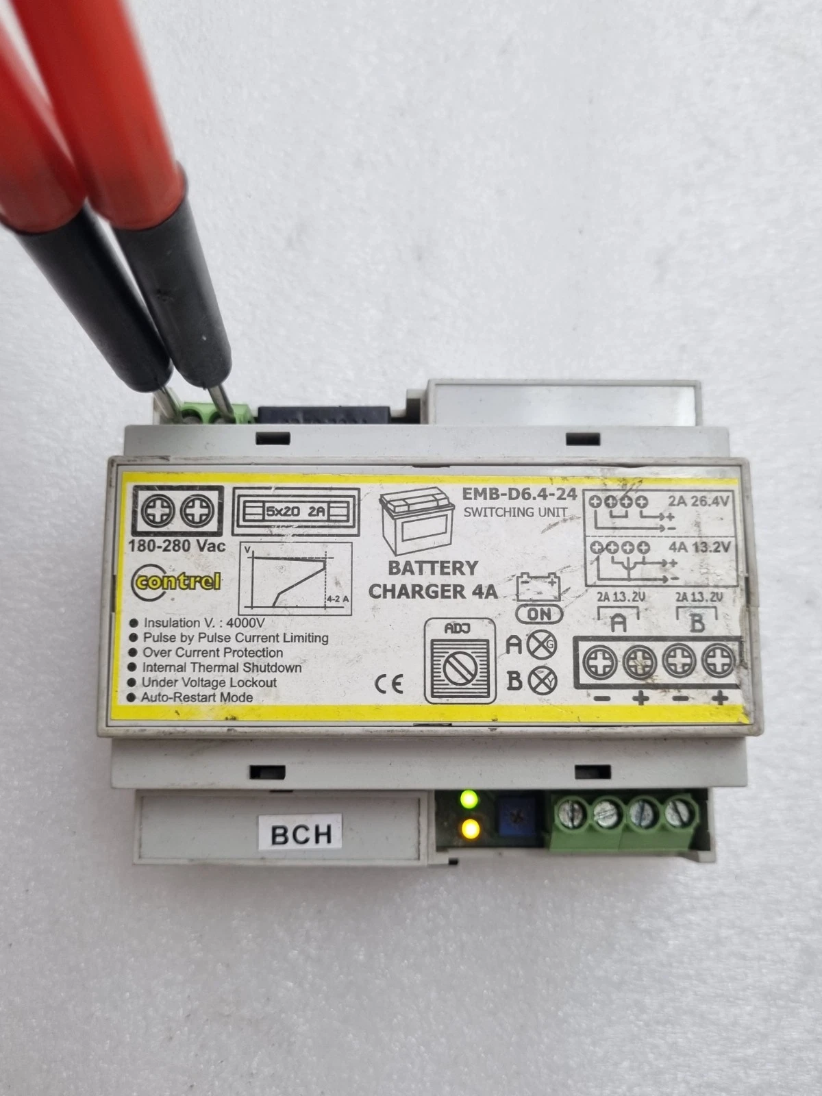 Contrel EMB-D6.4-24 Switching Unit Battery Charger 4A Made in Italy Free Ship