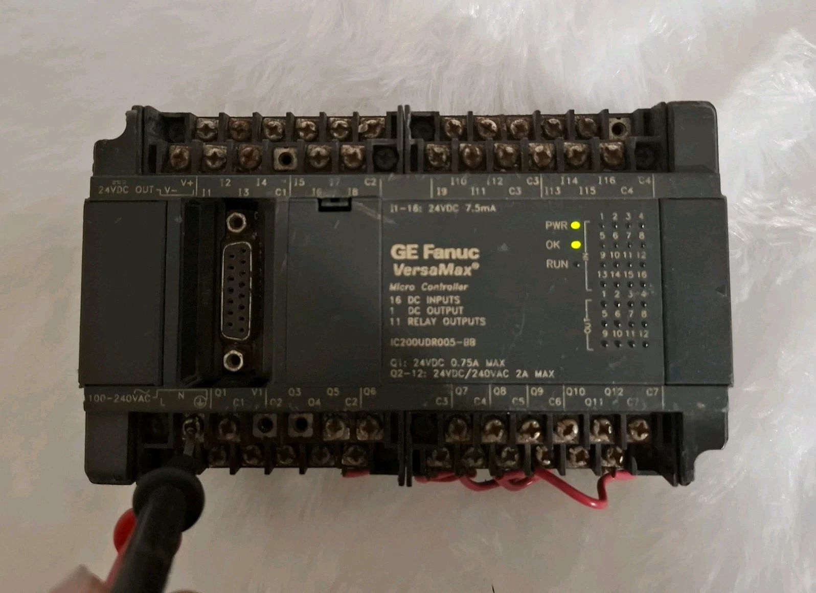 GE FANUC IC200UDR005-BB MICRO CONTROLLER VERSAMAX 16 DC INPUT 1 DC OUTPUT