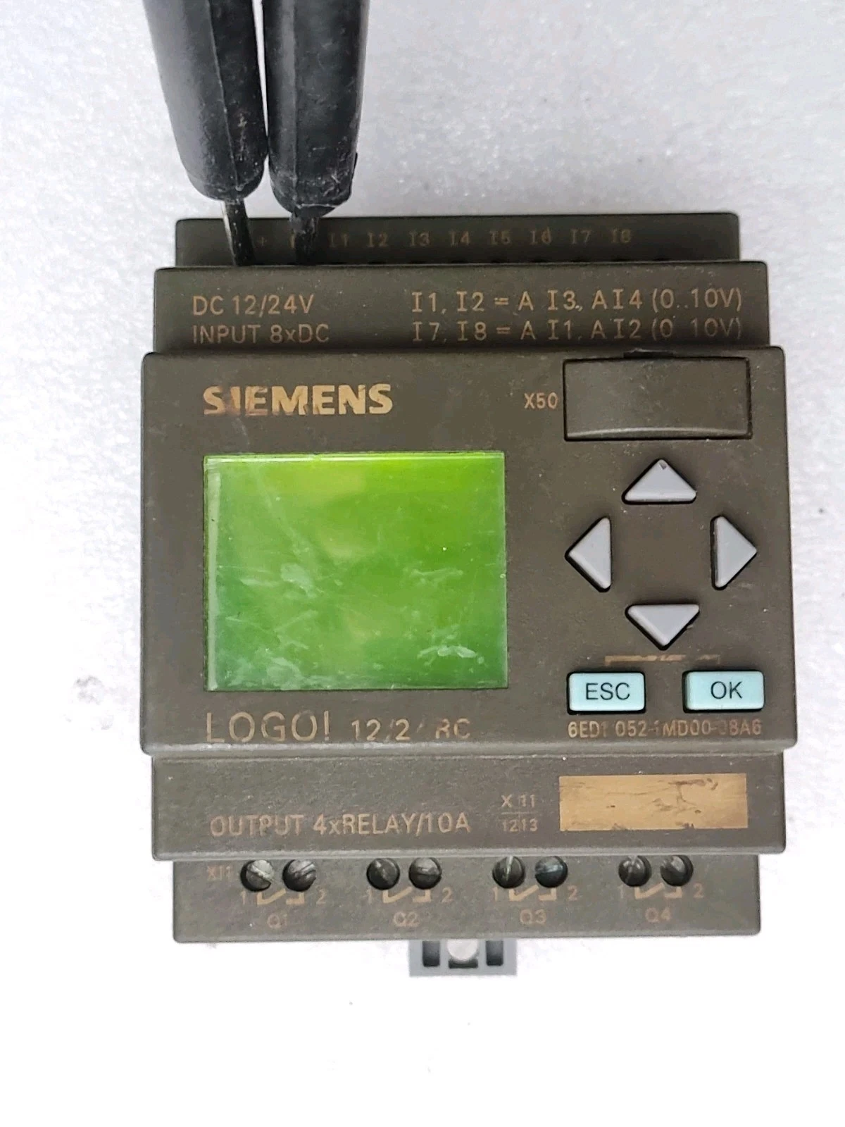 Siemens 6ED1052-1MD00-0BA6 Logo 12/24Rc Module (Light On)