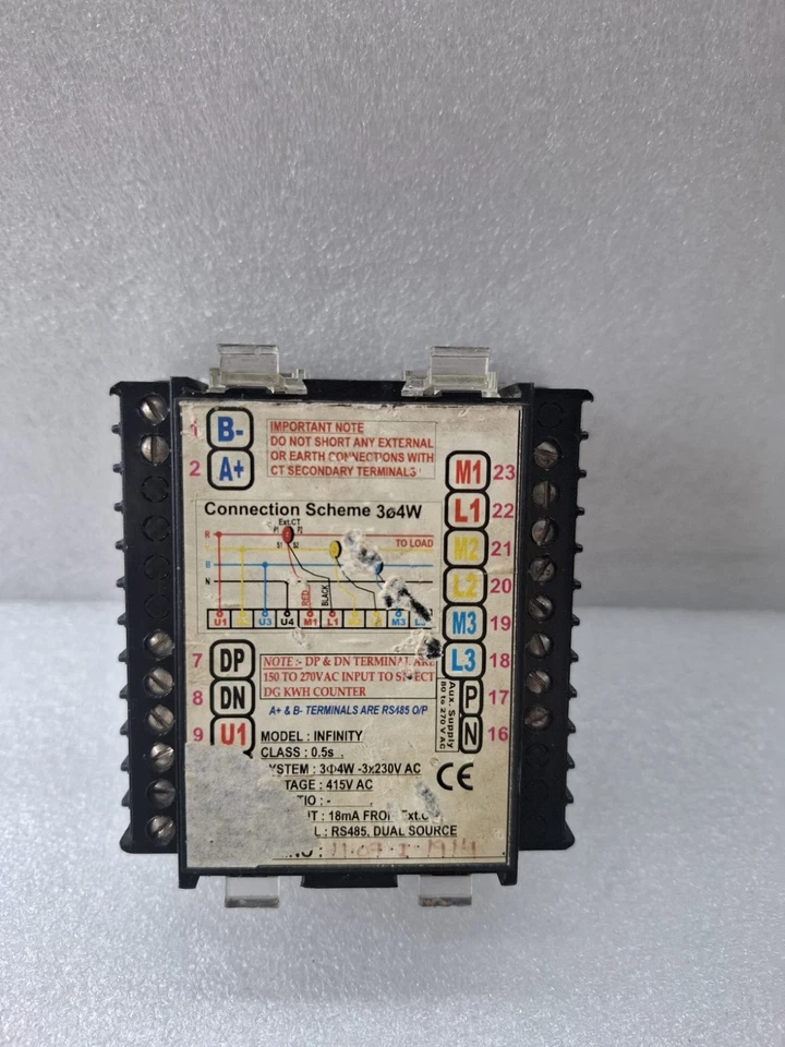 TRINTY INFINITY ENERGY METER 415V AC 80 TO 270 V AC
