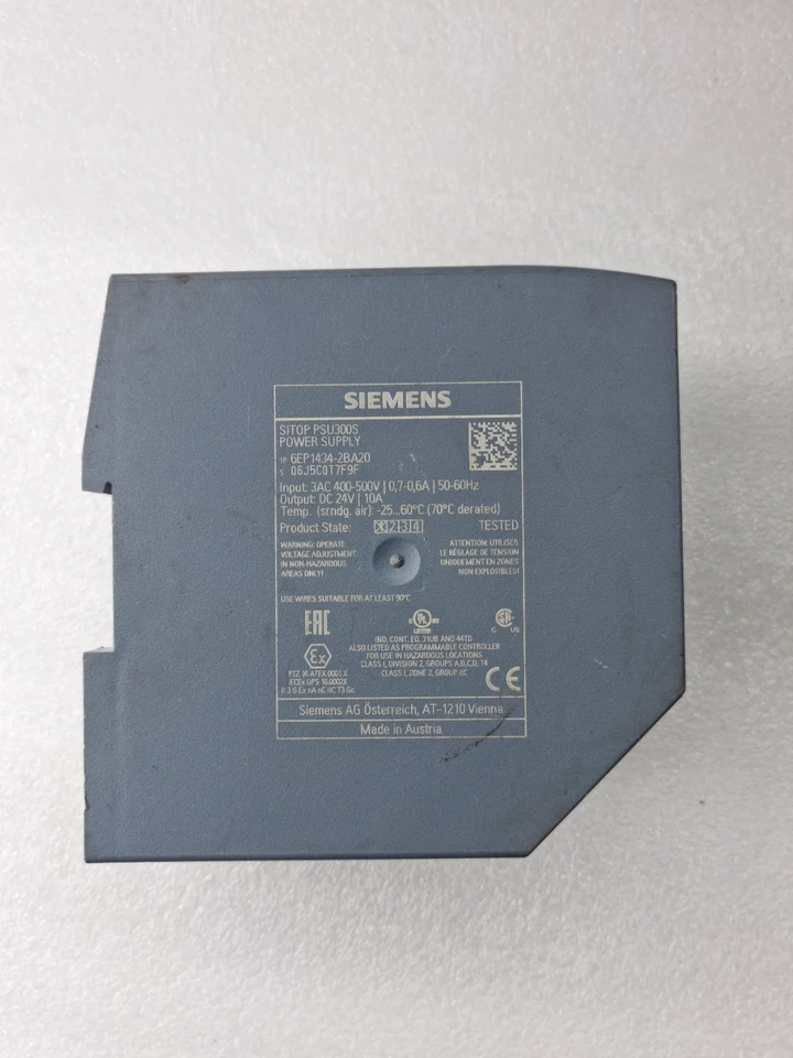 SIEMENS SITOP PSU300S Power Supply 6EP1434-2BA20 6EP14342BA20