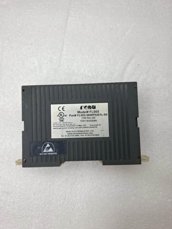 USED WORKING RENU FL005-0808P0201L EXPANDABLE CPU 24VDC