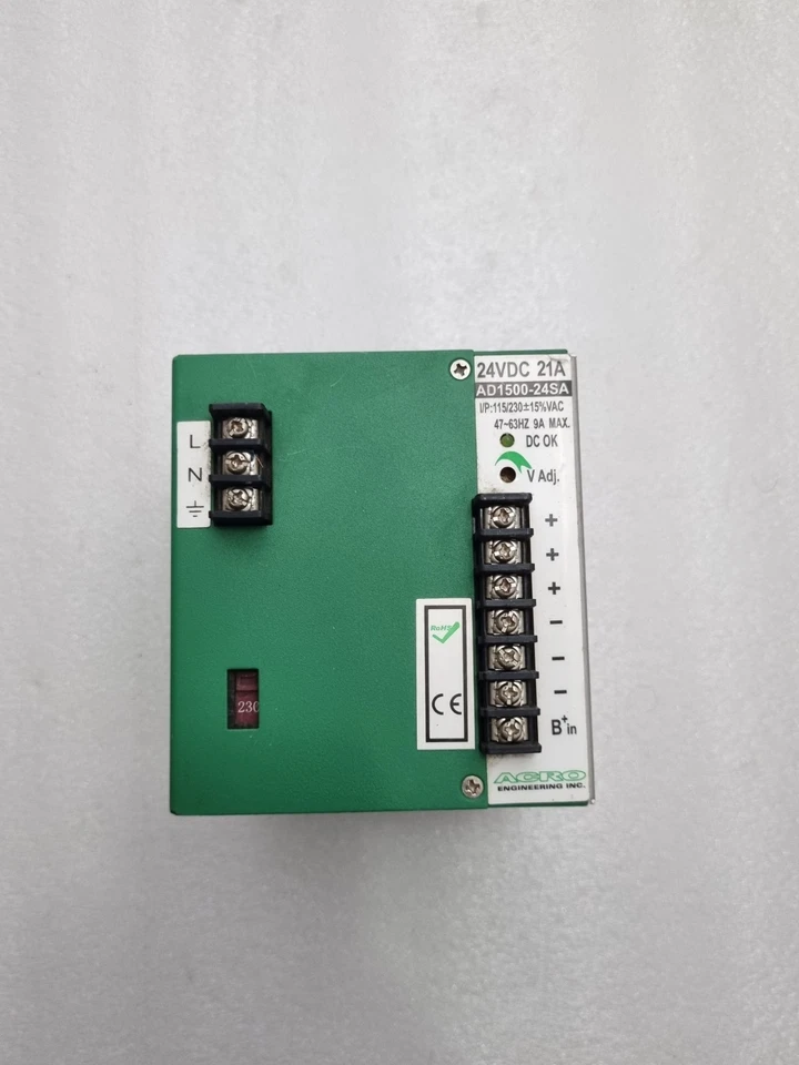 ACRO AD1500-24SA 24VDC 21A POWER SUPPLY AD150024SA FAST SHIP
